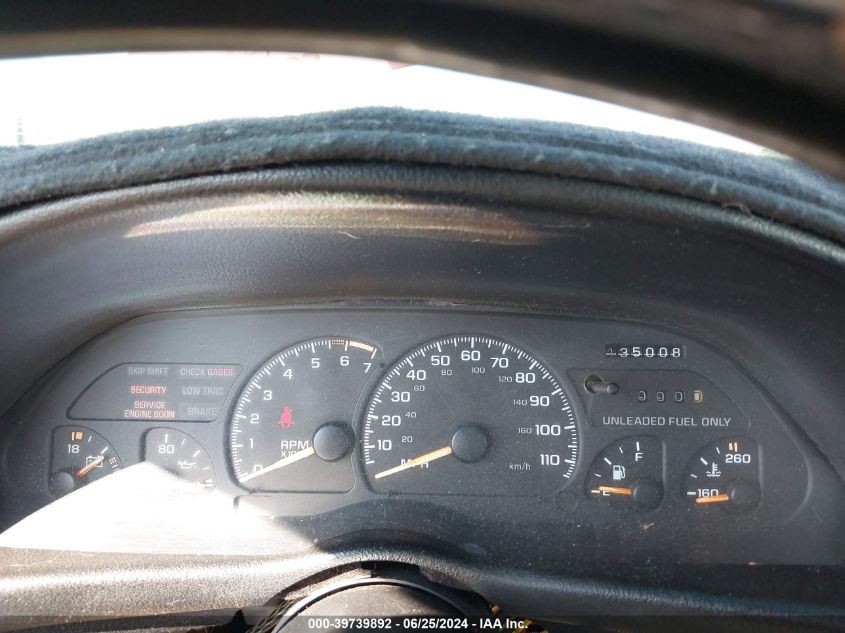 2G1FP32S2S2180727 | 1995 CHEVROLET CAMARO