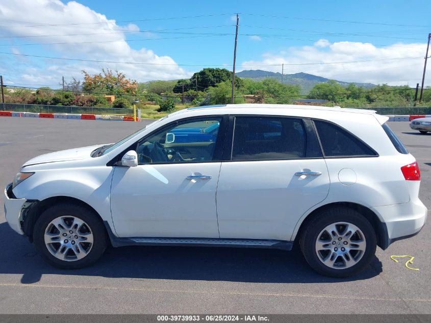 2009 Acura Mdx VIN: 2HNYD28269H532462 Lot: 39739933