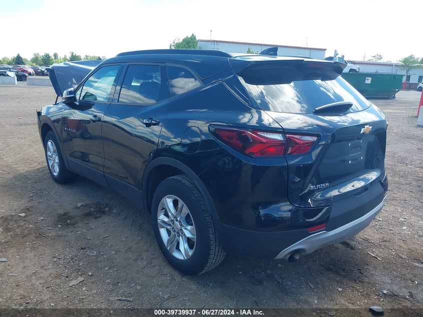 VIN 3GNKBCR46NS224178 2022 CHEVROLET BLAZER FWD 2LT