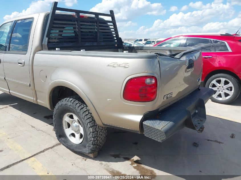 2002 Ford F-150 Lariat/Xlt VIN: 1FTRW08L62KA03786 Lot: 39739941