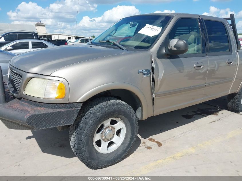 2002 Ford F-150 Lariat/Xlt VIN: 1FTRW08L62KA03786 Lot: 39739941