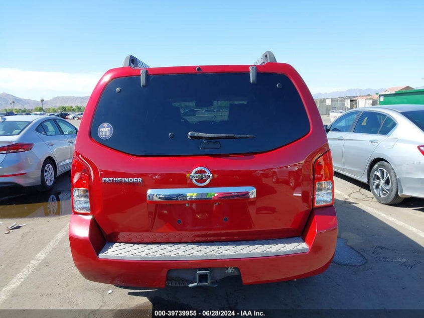 2012 Nissan Pathfinder S/Le/Se VIN: 5N1AR1NN4CC636312 Lot: 39739955