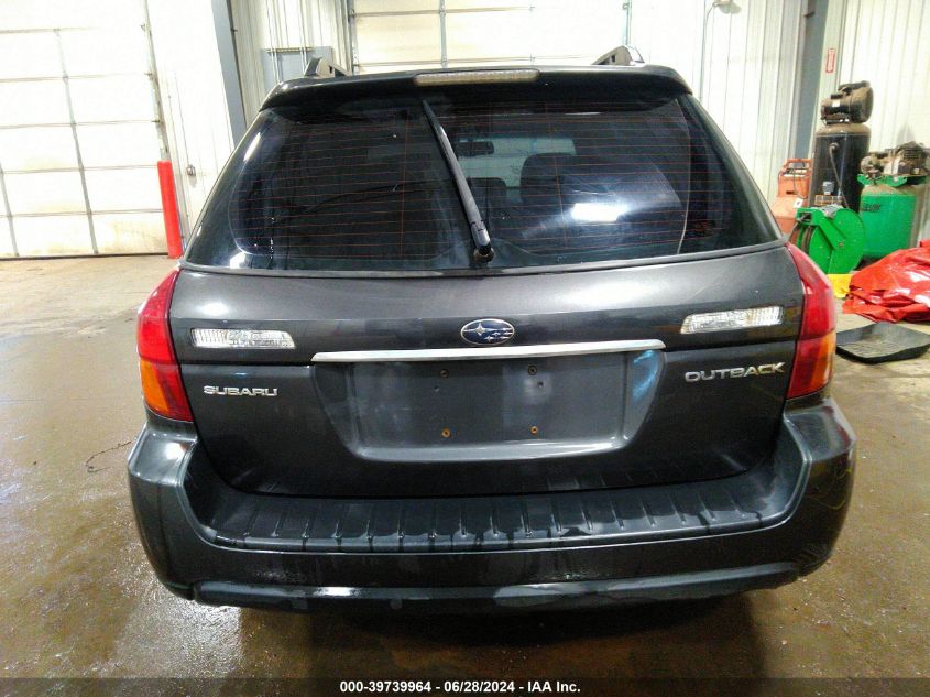 2007 Subaru Outback 2.5I Limited VIN: 4S4BP62C777305202 Lot: 39739964