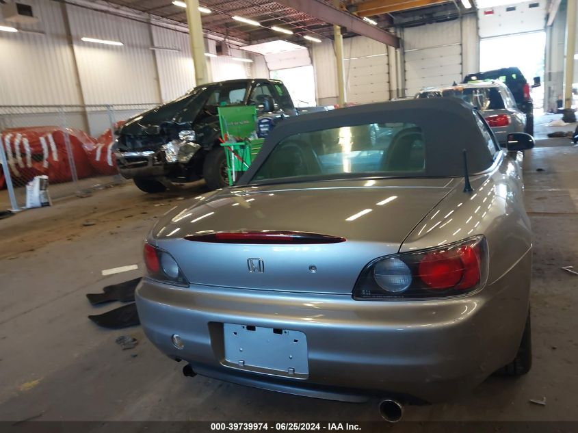 2001 Honda S2000 VIN: JHMAP11481T001595 Lot: 39739974