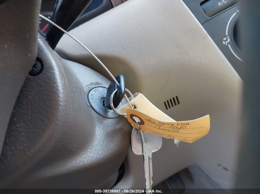 2004 Toyota Corolla Ce VIN: JTDBR32E242027963 Lot: 39739987