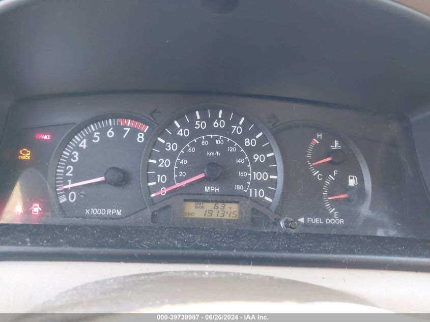 2004 Toyota Corolla Ce VIN: JTDBR32E242027963 Lot: 39739987