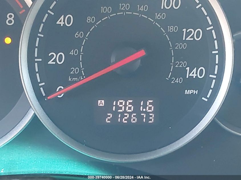 2007 Subaru Outback 2.5I/2.5I Basic/2.5I L.l. Bean Edition VIN: 4S4BP61C877343488 Lot: 39740000