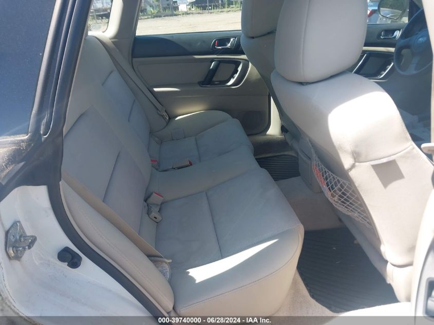 2007 Subaru Outback 2.5I/2.5I Basic/2.5I L.l. Bean Edition VIN: 4S4BP61C877343488 Lot: 39740000