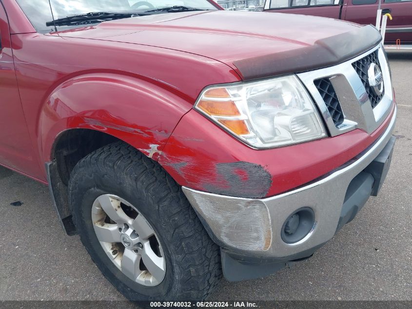 2010 Nissan Frontier Se VIN: 1N6AD0EV0AC422165 Lot: 39740032