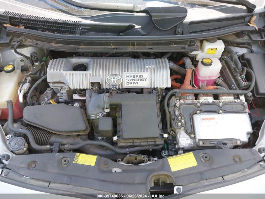 2011 Toyota Prius VIN: JTDKN3DUXB1381524 Lot: 39740035