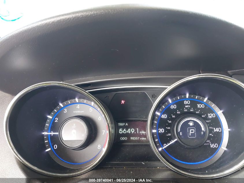 2013 Hyundai Sonata Gls VIN: 5NPEB4AC4DH608094 Lot: 39740041