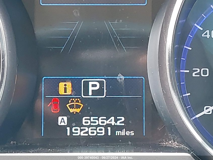 2017 Subaru Outback 2.5I Premium VIN: 4S4BSAHC0H3252943 Lot: 39740043