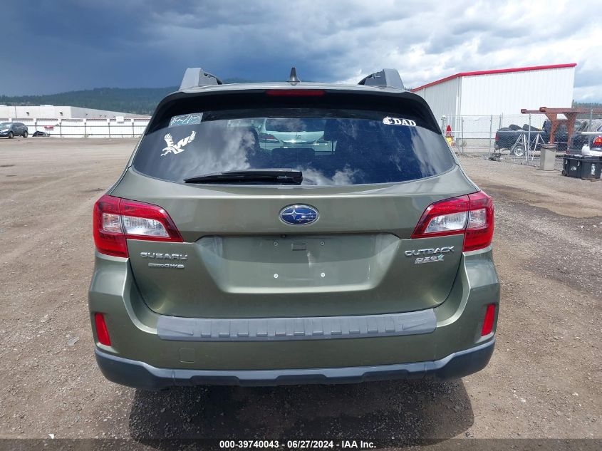 2017 Subaru Outback 2.5I Premium VIN: 4S4BSAHC0H3252943 Lot: 39740043