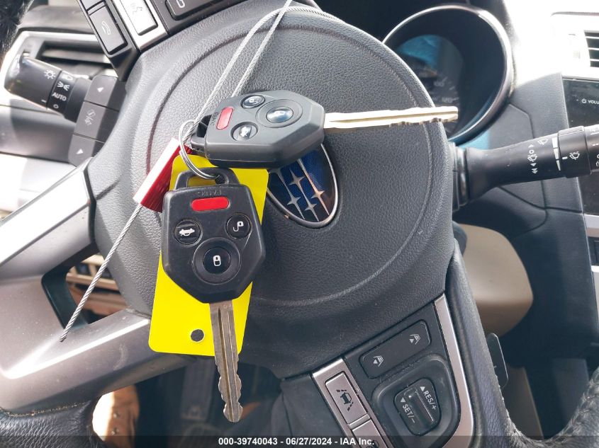 2017 Subaru Outback 2.5I Premium VIN: 4S4BSAHC0H3252943 Lot: 39740043