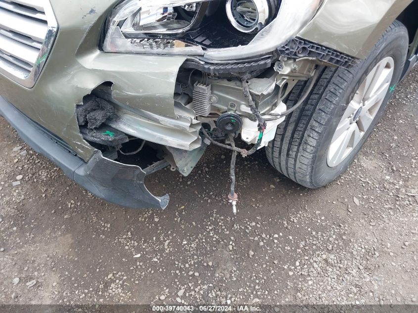 2017 Subaru Outback 2.5I Premium VIN: 4S4BSAHC0H3252943 Lot: 39740043