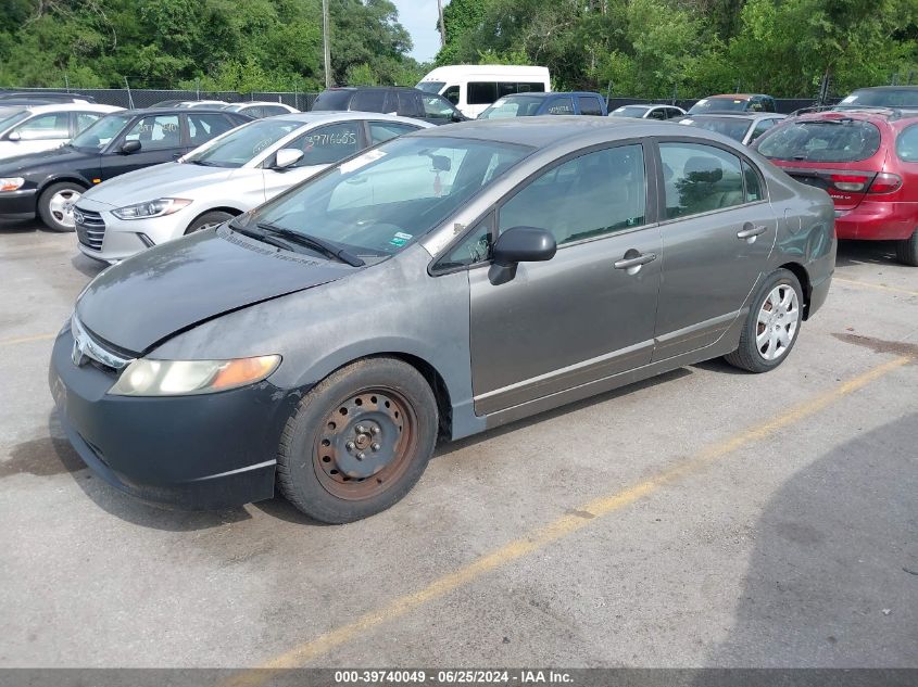 2006 Honda Civic Lx VIN: 1HGFA16516L062130 Lot: 39739636