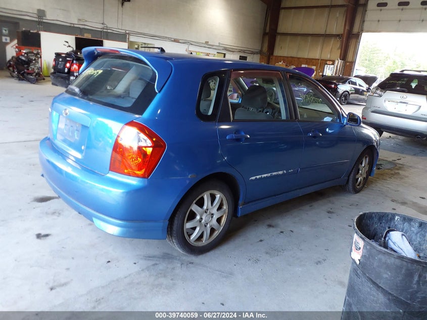 2006 Kia Spectra5 VIN: KNAFE162265314090 Lot: 39740059