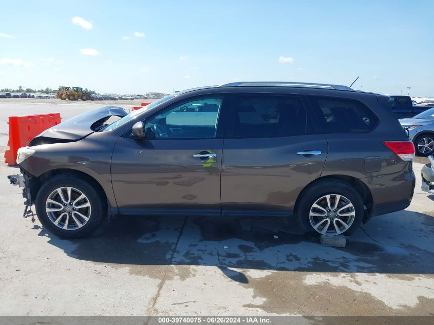 2016 Nissan Pathfinder Sv VIN: 5N1AR2MN0GC627524 Lot: 39740075