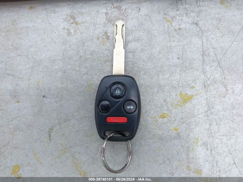 2006 Honda Accord 2.4 Vp VIN: 1HGCM56186A061812 Lot: 39740101