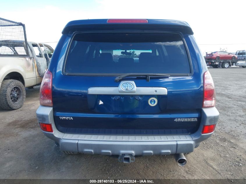 2003 Toyota 4Runner Sr5 Sport V8 VIN: JTEBT14R830004361 Lot: 39740103