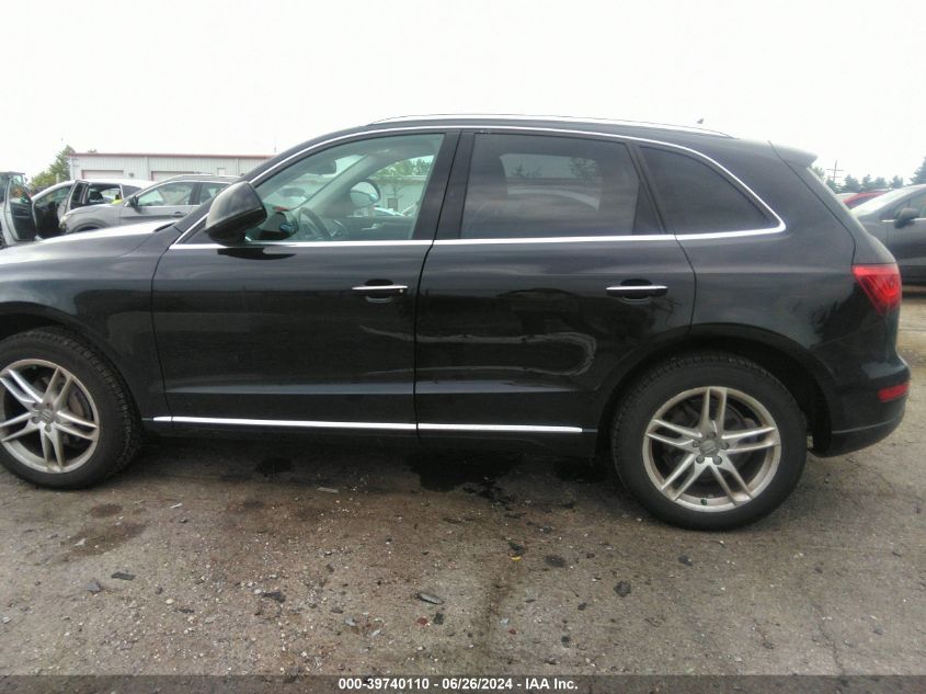 2017 Audi Q5 Premium VIN: WA1C2AFP1HA080832 Lot: 39740110