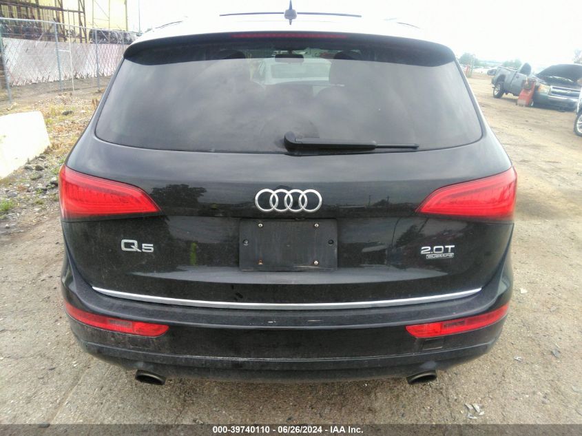 2017 Audi Q5 Premium VIN: WA1C2AFP1HA080832 Lot: 39740110