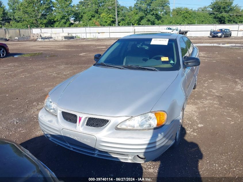 2001 Pontiac Grand Am Se1 VIN: 1G2NF52T51M653415 Lot: 39740114