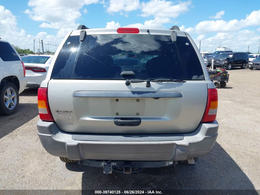 2004 Jeep Grand Cherokee Laredo/Columbia/Freedom VIN: 1J4GW48S14C141037 Lot: 39740125