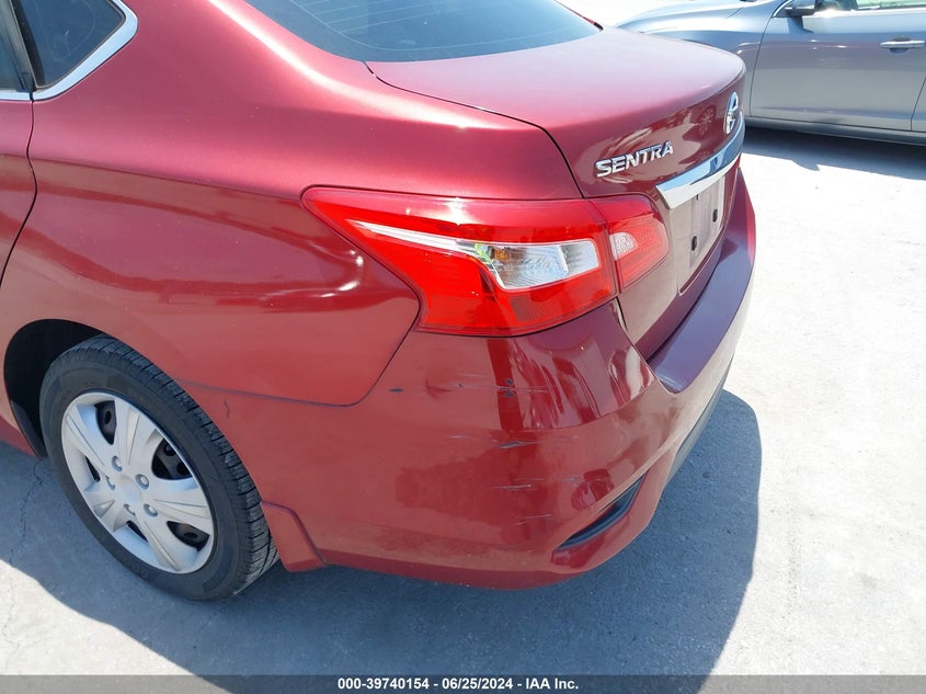 2017 Nissan Sentra Sv VIN: 3N1AB7APXHY243581 Lot: 39740154