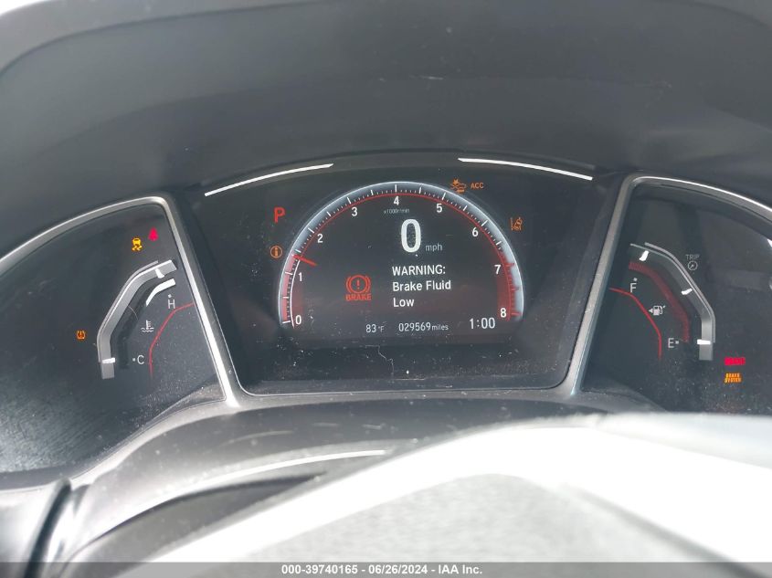 2020 Honda Civic Sport VIN: 2HGFC2F80LH548642 Lot: 39740165