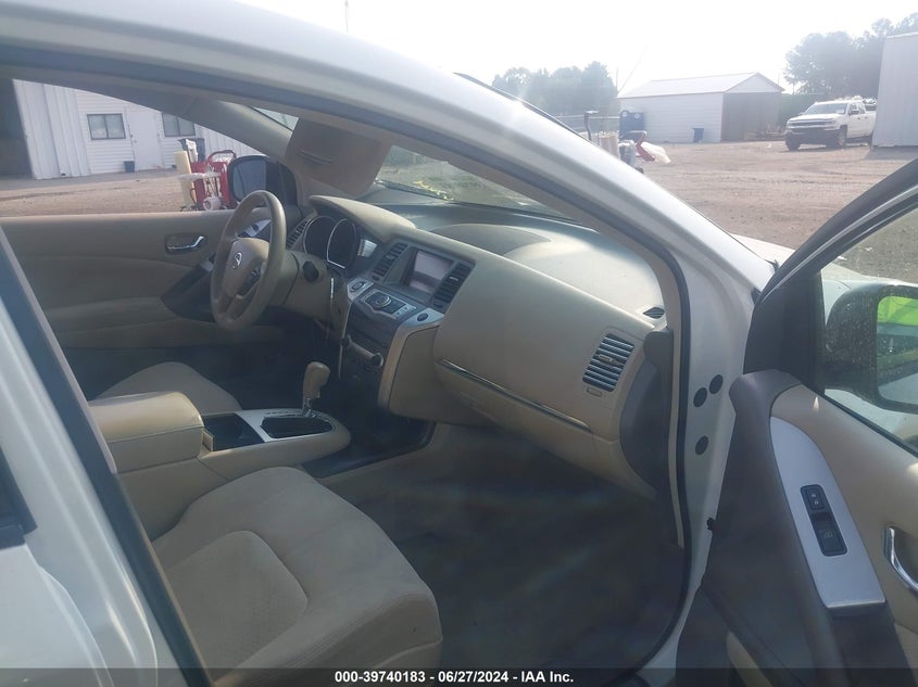 2011 Nissan Murano S/Sl/Le VIN: JN8AZ1MW6BW165540 Lot: 39740183