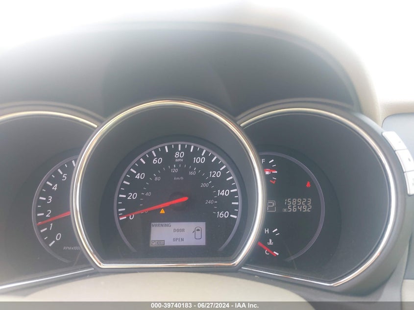 2011 Nissan Murano S/Sl/Le VIN: JN8AZ1MW6BW165540 Lot: 39740183