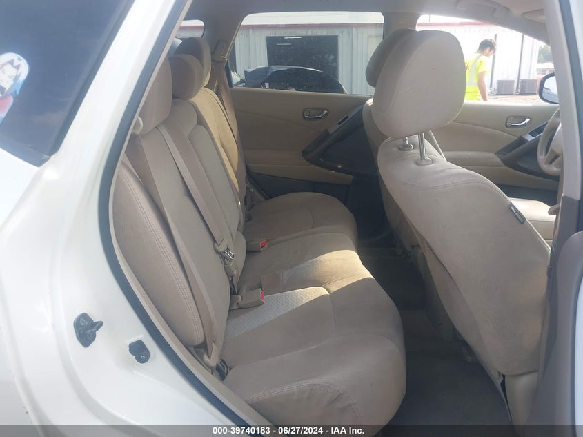 2011 Nissan Murano S/Sl/Le VIN: JN8AZ1MW6BW165540 Lot: 39740183