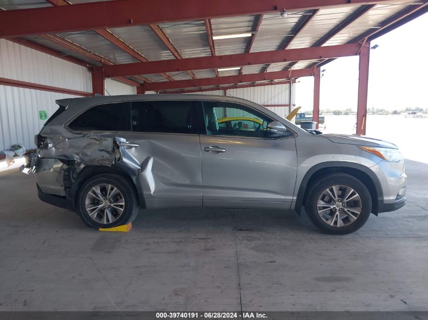 2015 Toyota Highlander Le Plus V6 VIN: 5TDBKRFH9FS077668 Lot: 39740191