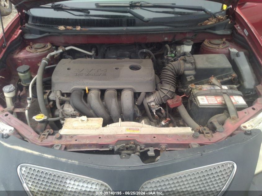 2005 Pontiac Vibe VIN: 5Y2SL63895Z409427 Lot: 39740195