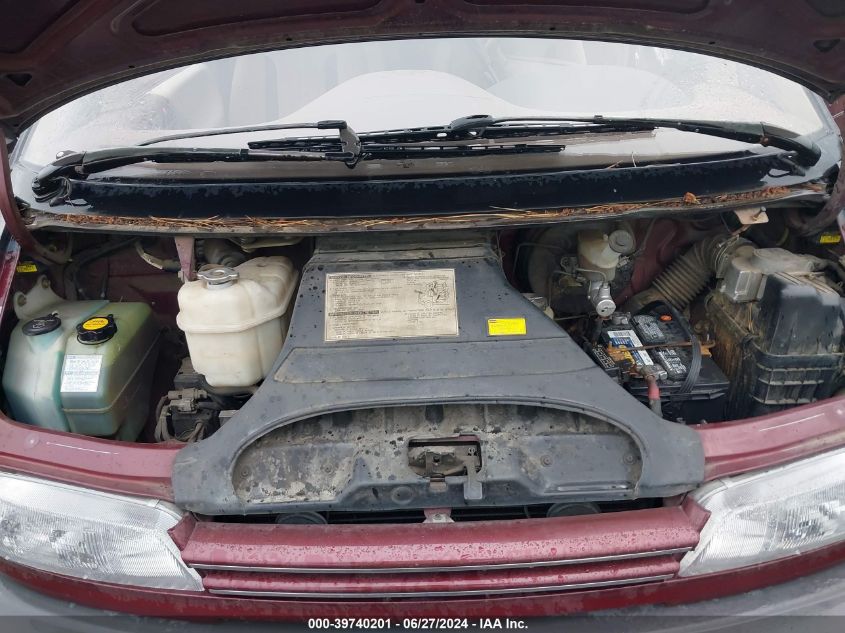 1993 Toyota Previa Le VIN: JT3AC12R8P1062123 Lot: 39740201