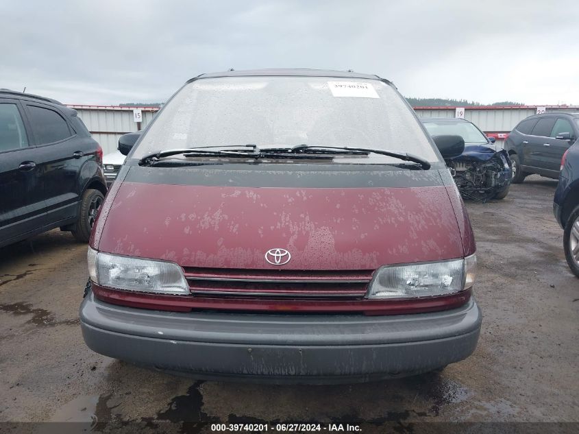 1993 Toyota Previa Le VIN: JT3AC12R8P1062123 Lot: 39740201
