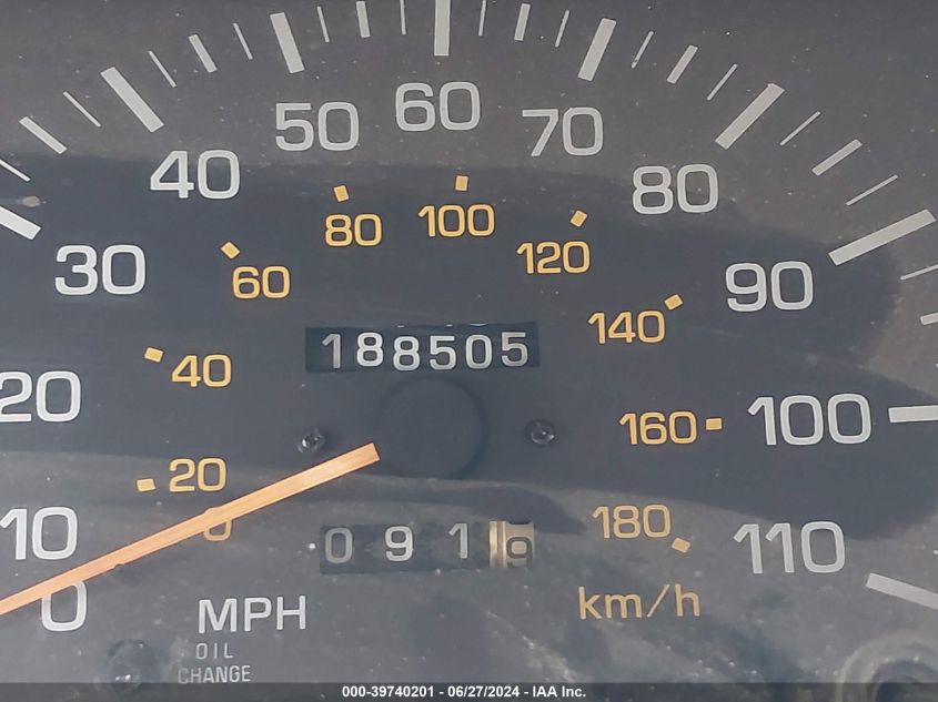 1993 Toyota Previa Le VIN: JT3AC12R8P1062123 Lot: 39740201