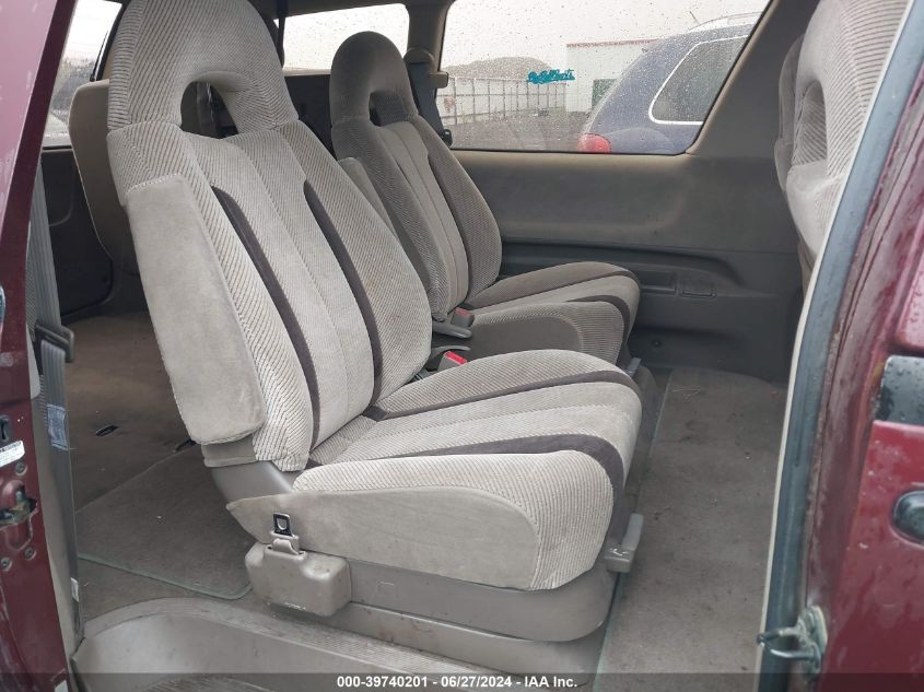 1993 Toyota Previa Le VIN: JT3AC12R8P1062123 Lot: 39740201