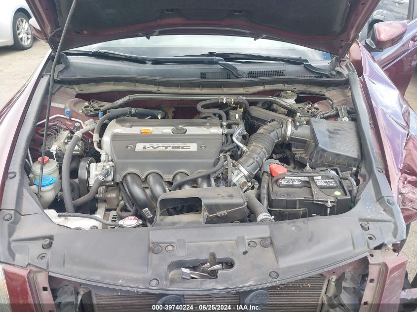 2009 Honda Accord 2.4 Ex-L VIN: 1HGCP26879A096980 Lot: 39740224