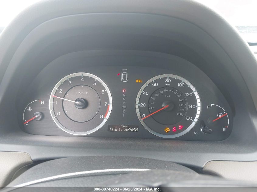 2009 Honda Accord 2.4 Ex-L VIN: 1HGCP26879A096980 Lot: 39740224