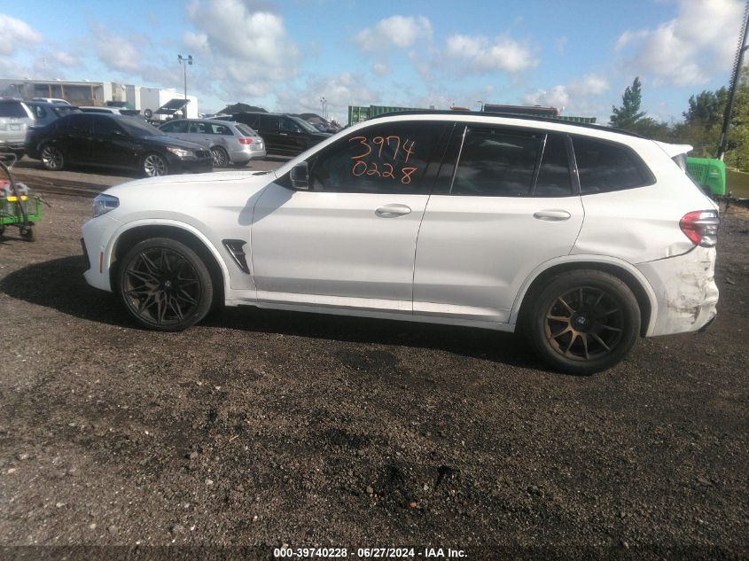 2020 BMW X3 M Competition VIN: 5YMTS0C05L9B22138 Lot: 39740228