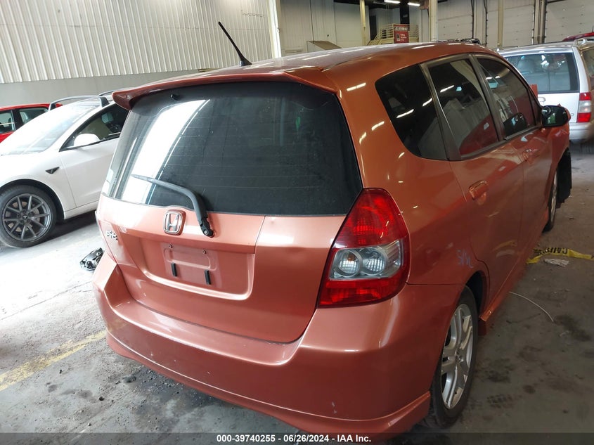 2007 Honda Fit S VIN: JHMGD38657S016964 Lot: 39740255