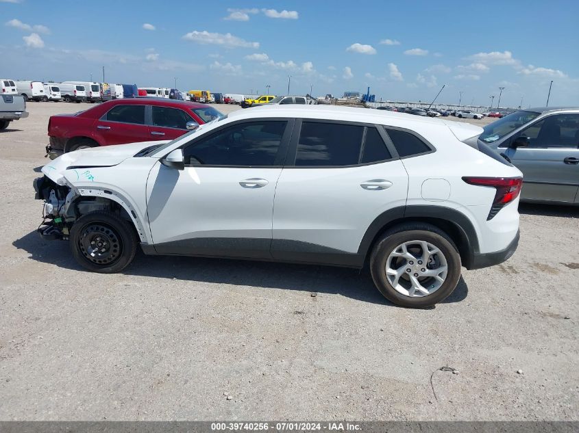 2024 Chevrolet Trax Fwd Sp VIN: KL77LFE22RC238508 Lot: 39740256