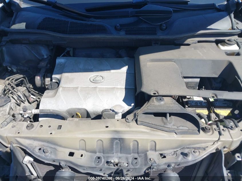 2010 Lexus Rx 350 VIN: 2T2ZK1BAXAC027092 Lot: 39740260