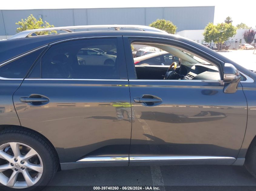 2010 Lexus Rx 350 VIN: 2T2ZK1BAXAC027092 Lot: 39740260