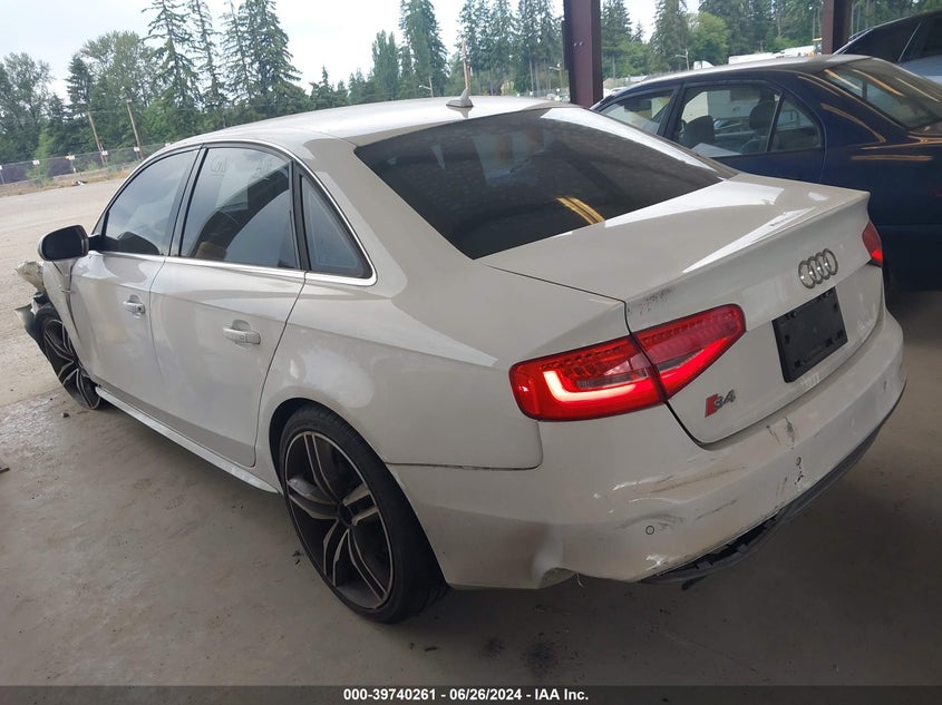 2013 Audi S4 Prestige VIN: WAUMGAFL0DA169856 Lot: 39740261