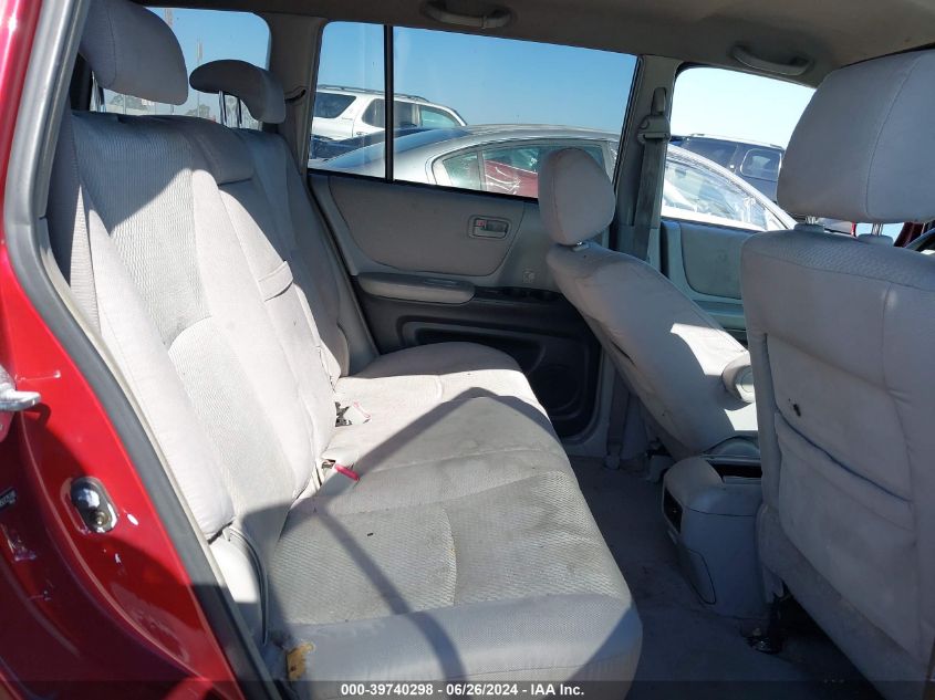 2005 Toyota Highlander VIN: JTEDD21A450125188 Lot: 39740298