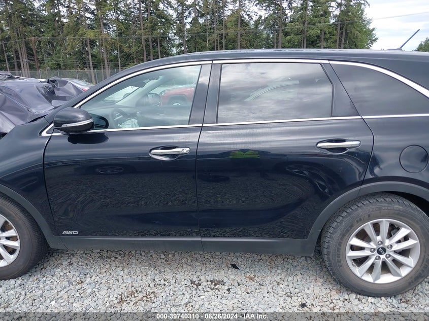 2019 Kia Sorento 3.3L Lx VIN: 5XYPGDA57KG466095 Lot: 39740310