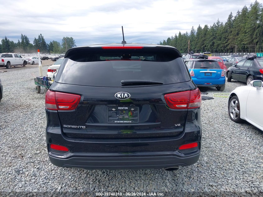 2019 Kia Sorento 3.3L Lx VIN: 5XYPGDA57KG466095 Lot: 39740310